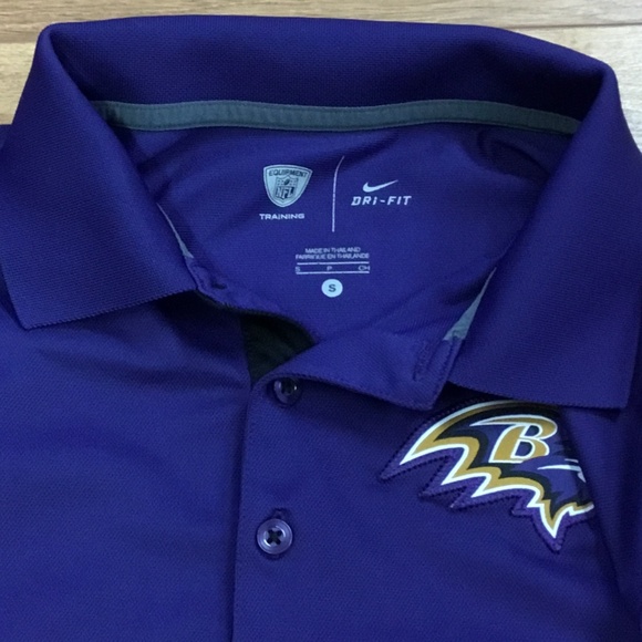 Baltimore Ravens NFL Nike Dri-Fit polo shirt size small - Picture 4 of 7